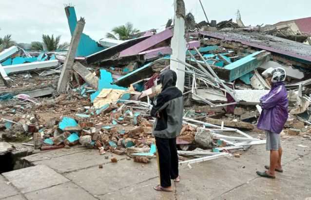 印尼地震死亡人數升至56人 救援工作緊張展開