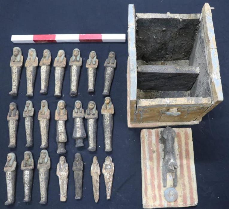 埃及考古新發現 新王國時期52具木棺出土