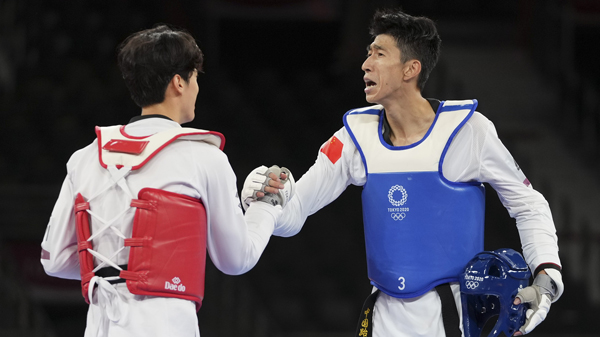 東京奧運會跆拳道男子68公斤級 趙帥奪銅牌