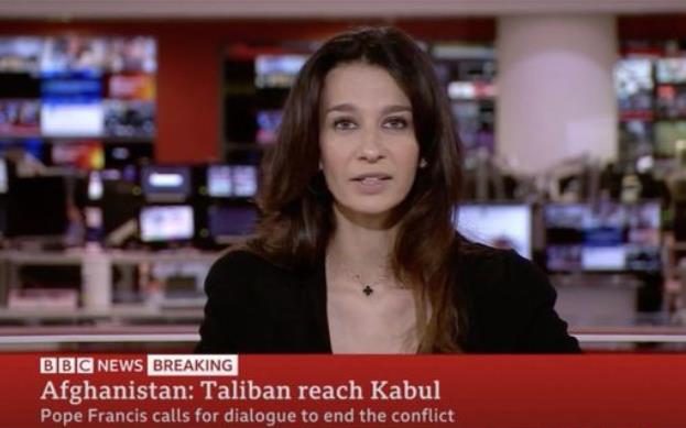 BBC女主播直播時突然接到塔利班電話
