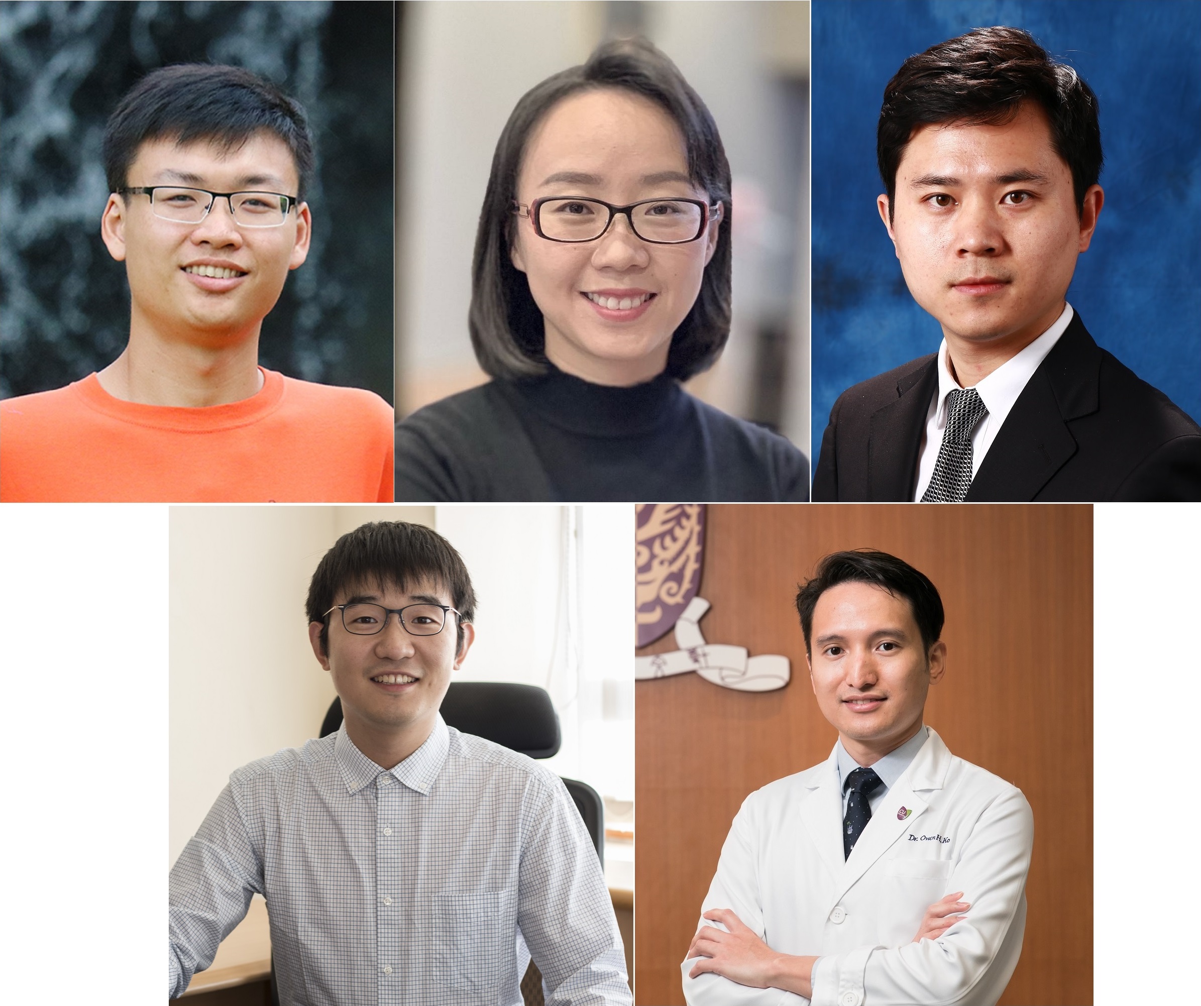 5名中大年輕科學家獲頒2021年度國家優秀青年科學基金