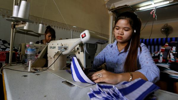 柬埔寨製衣業2022年最低工資持續上漲