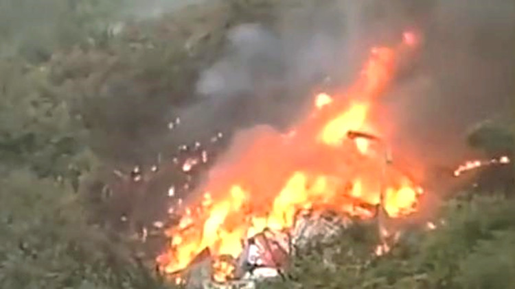 一通航直升機在湖南郴州墜毀 3名機組人員遇難