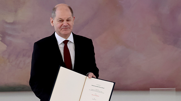 肖爾茨出任德國新總理 新政府將宣誓就職