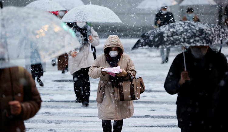 東京降雪影響持續 215人因積雪跌倒送醫