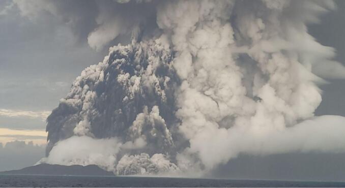 湯加火山噴發日本海嘯 台灣測到衝擊波