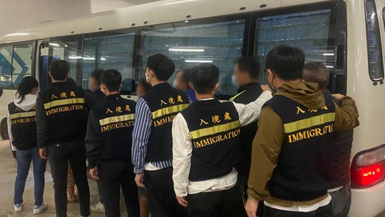 入境處展開反非法勞工「冠軍行動」 拘捕8人