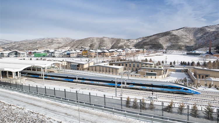 圖集｜京張高鐵冬奧列車開啟 提供55天賽時運輸服務
