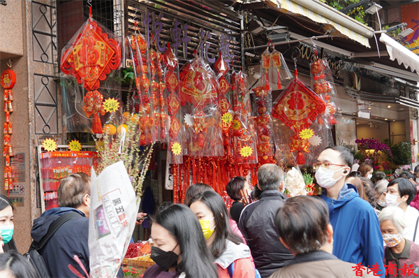 圖集 | 香港市民買年花添喜慶迎新春