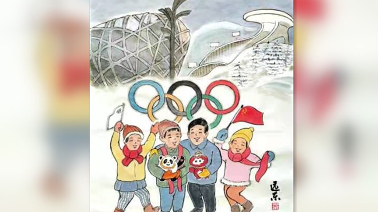 《遠東漫畫》為冬奧加油