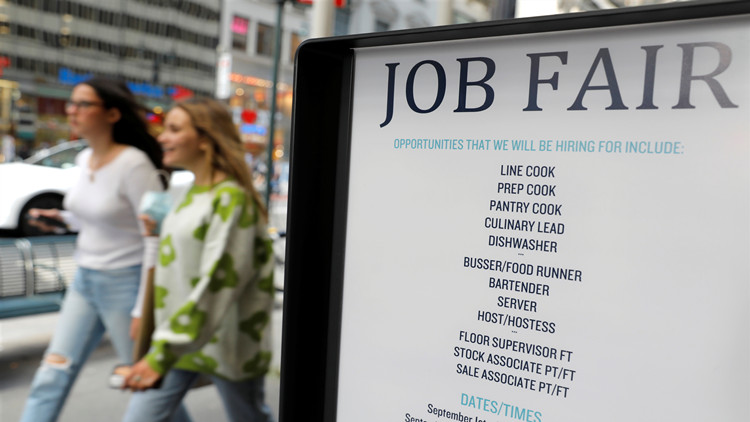 美國4月新增就業42.8萬 失業率為3.6%