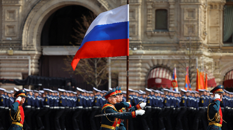 圖集 | 俄羅斯舉行紀念衛國戰爭勝利77周年紅場閱兵總綵排