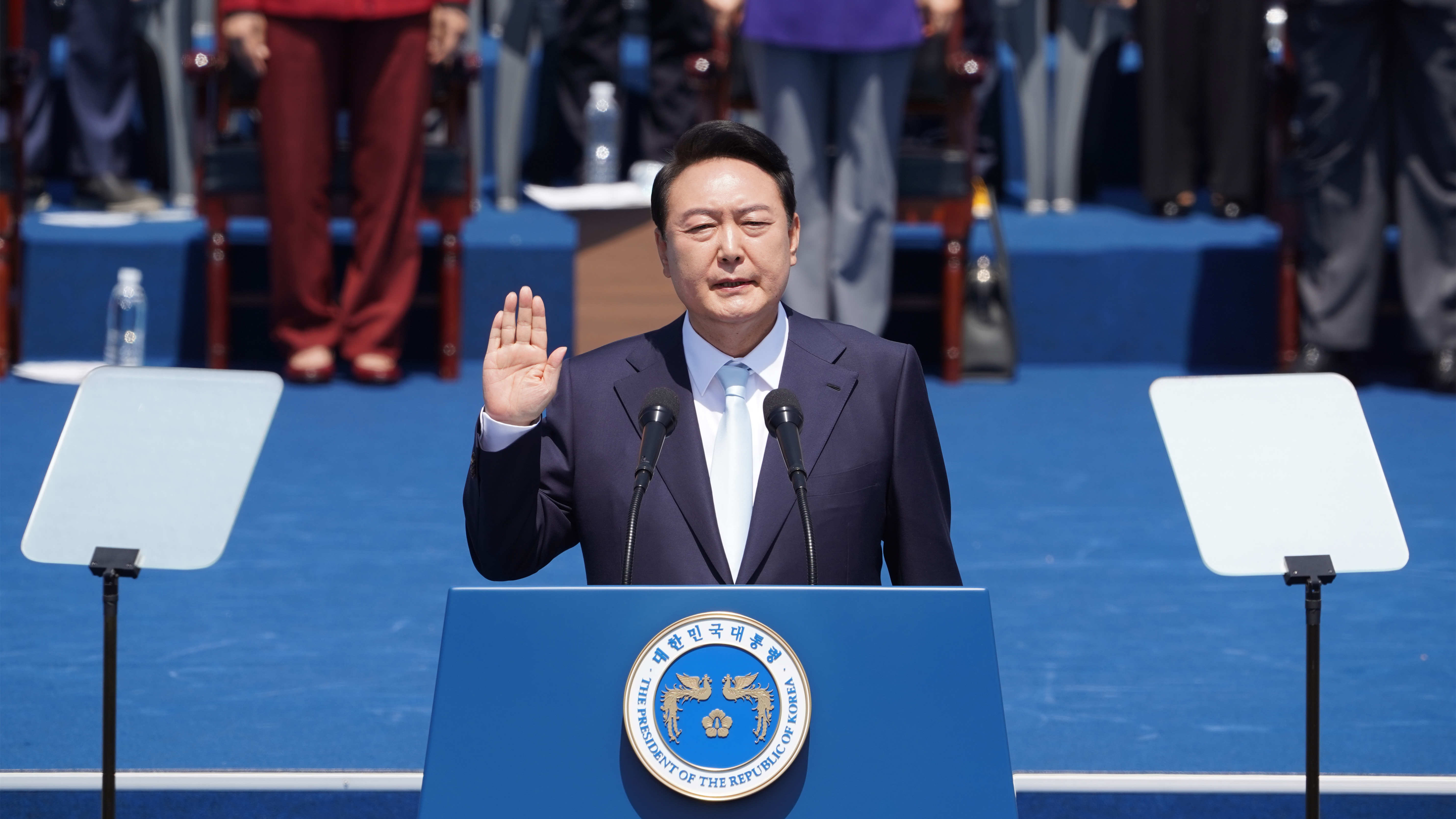 韓國總統尹錫悅正式就職 青瓦台結束「總統府時代」
