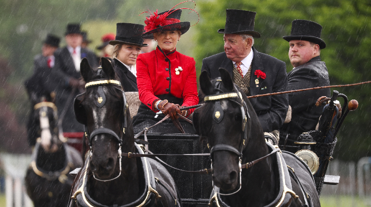 圖集 | 英國舉行皇家溫莎馬秀 人們駕駛馬車參加活動