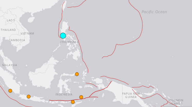 菲律賓呂宋島6.1級地震 暫無傷亡報告