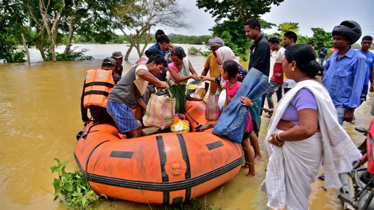 印度阿薩姆邦洪水死亡人數上升至179人