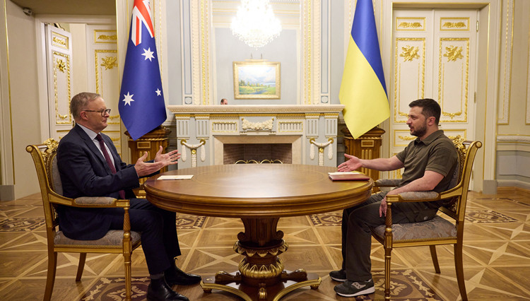 澳大利亞總理訪烏宣布更多對俄制裁：禁止進口俄黃金
