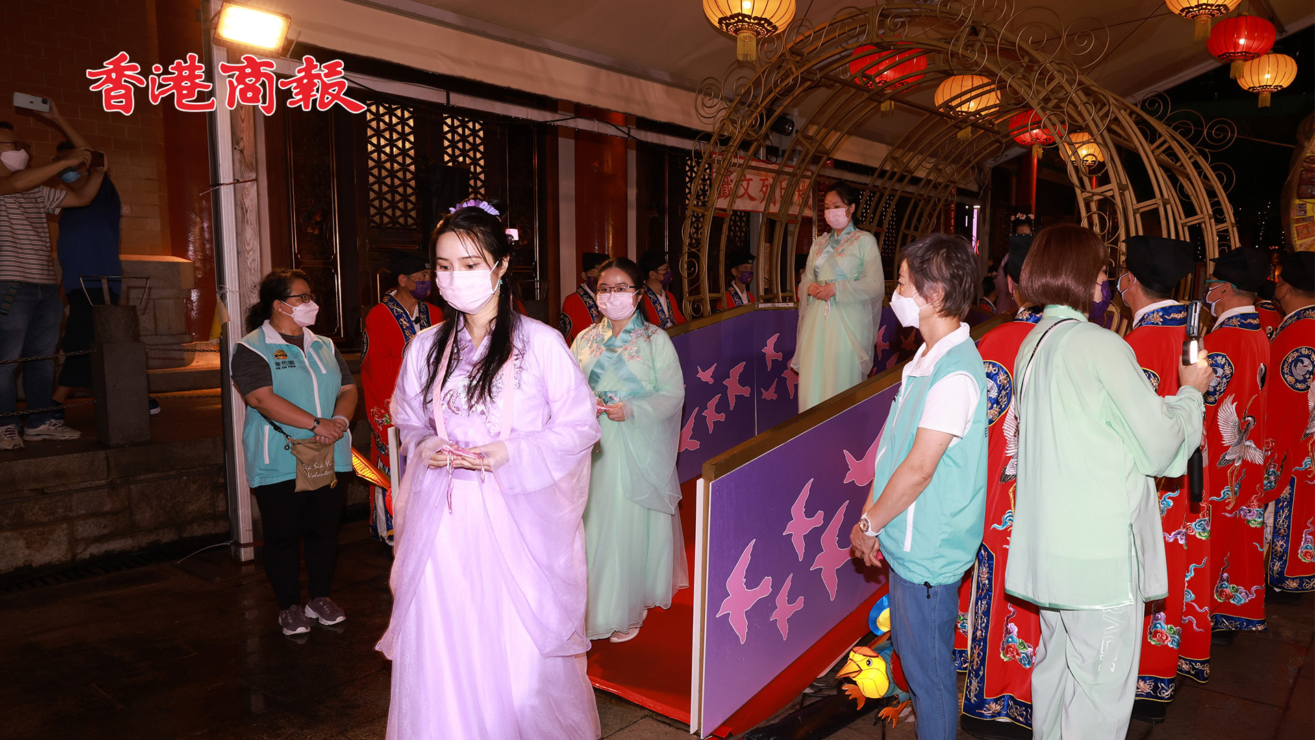 有片丨香港嗇色園黃大仙祠首次舉辦「七姐寶誕暨園遊晚會」