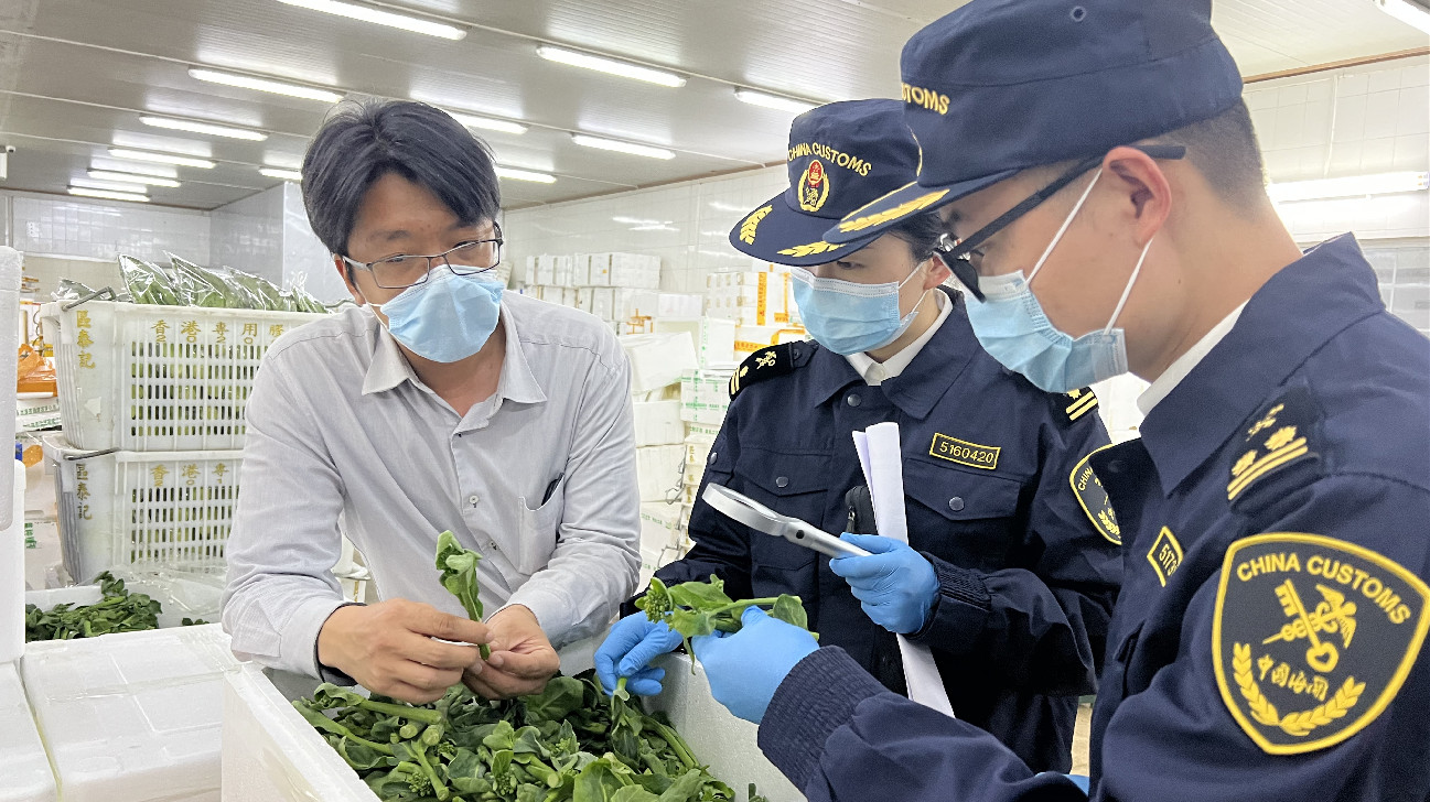 廣州海關保障供港澳鮮活農產品安全穩定供應