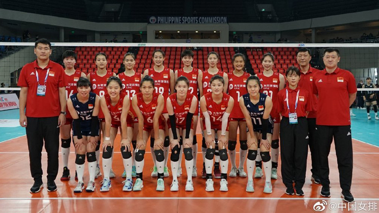中國女排進入亞洲盃決賽