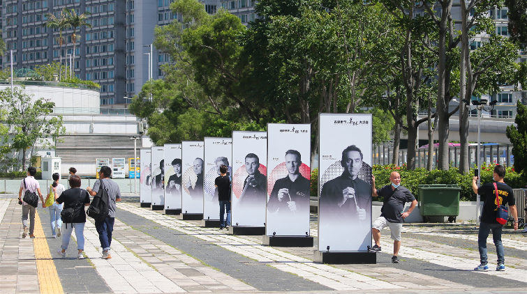 圖集 | 香港世界桌球大師賽2022開打 紅館場外設有打咭位