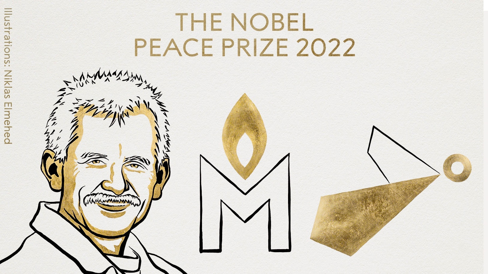 2022年諾貝爾和平獎揭曉 白俄1名人權倡議者及俄烏2機構獲獎