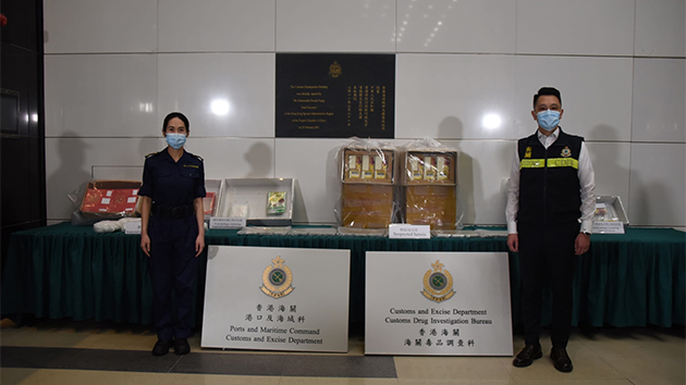 海關破越南進口茶葉綠豆餅藏毒案  拘4男檢近1700萬元毒品