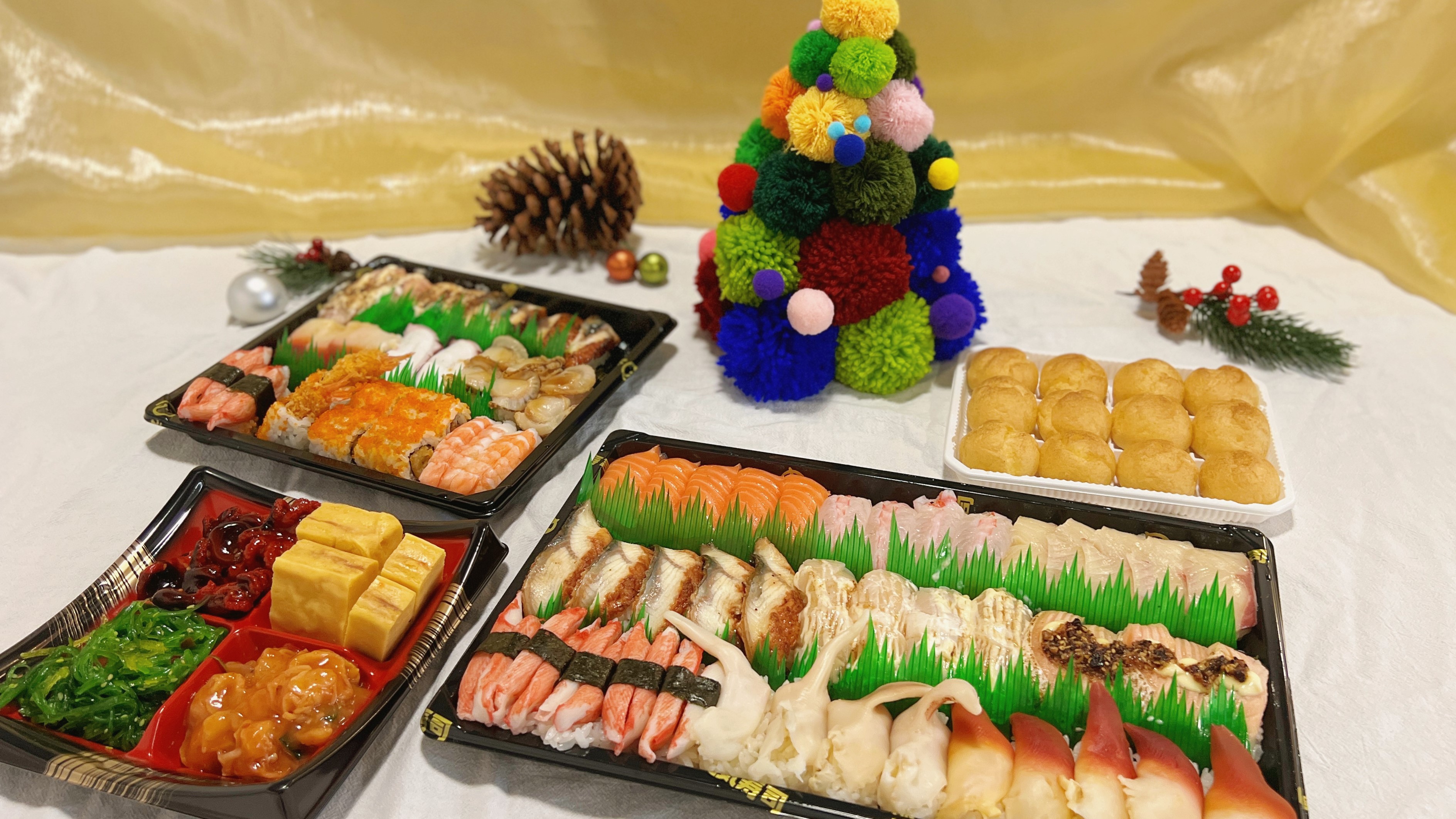【美食】壽司外賣聖誕盛餐目 推多重優惠+超萌限定禮品
