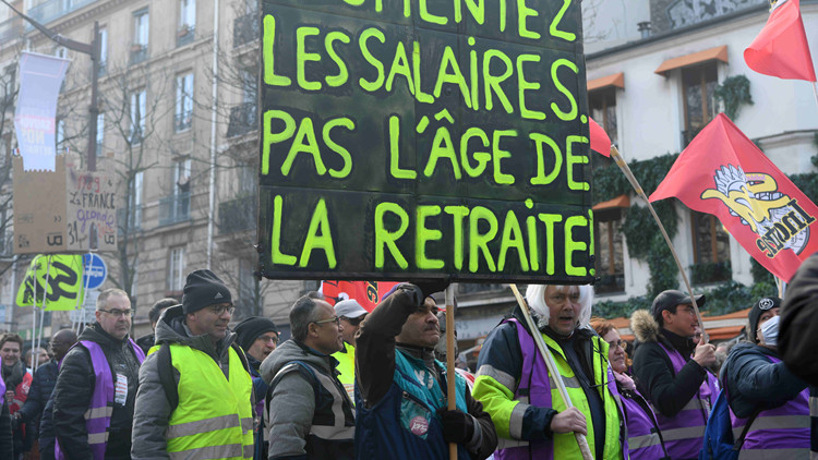 法國逾百萬人再度示威遊行反對退休制度改革