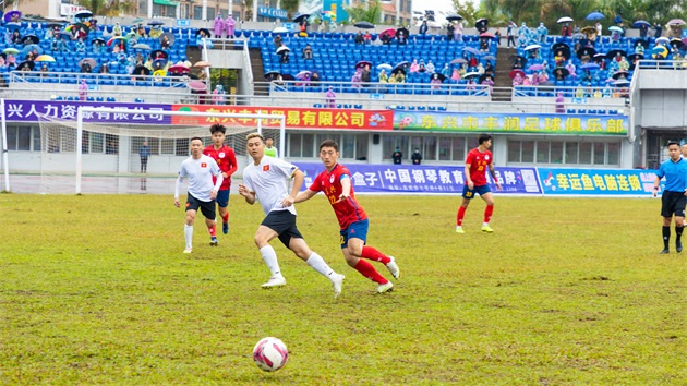 中國東興—越南芒街元宵節足球友誼賽開賽
