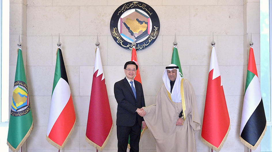 李家超晤海合會秘書長及沙特阿美總裁 續前往阿聯酋招商引財