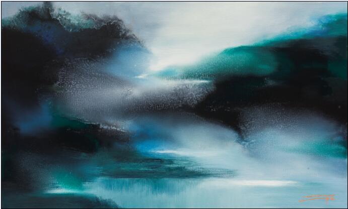 大山大水“美與境” 呂中元油畫展在深圳美術館開幕