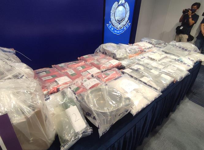 警方反毒品行動拘6男女 檢獲市值約6300萬元毒品