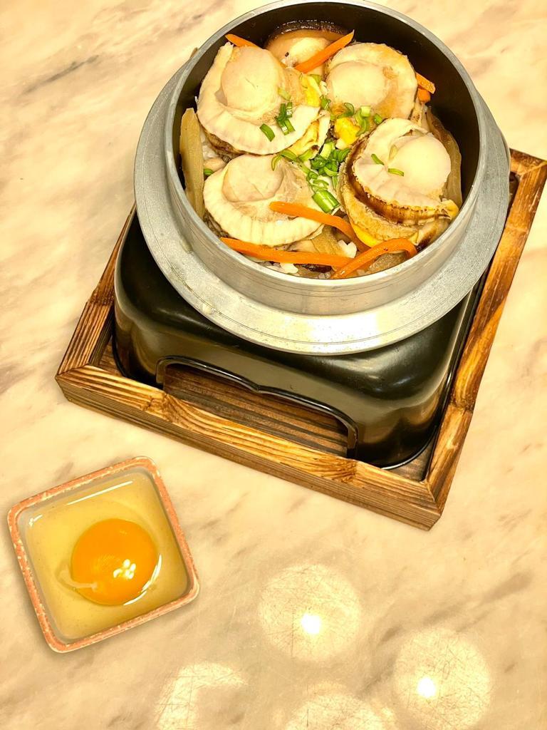 北海道帆立貝釜飯配日本卵.jpg
