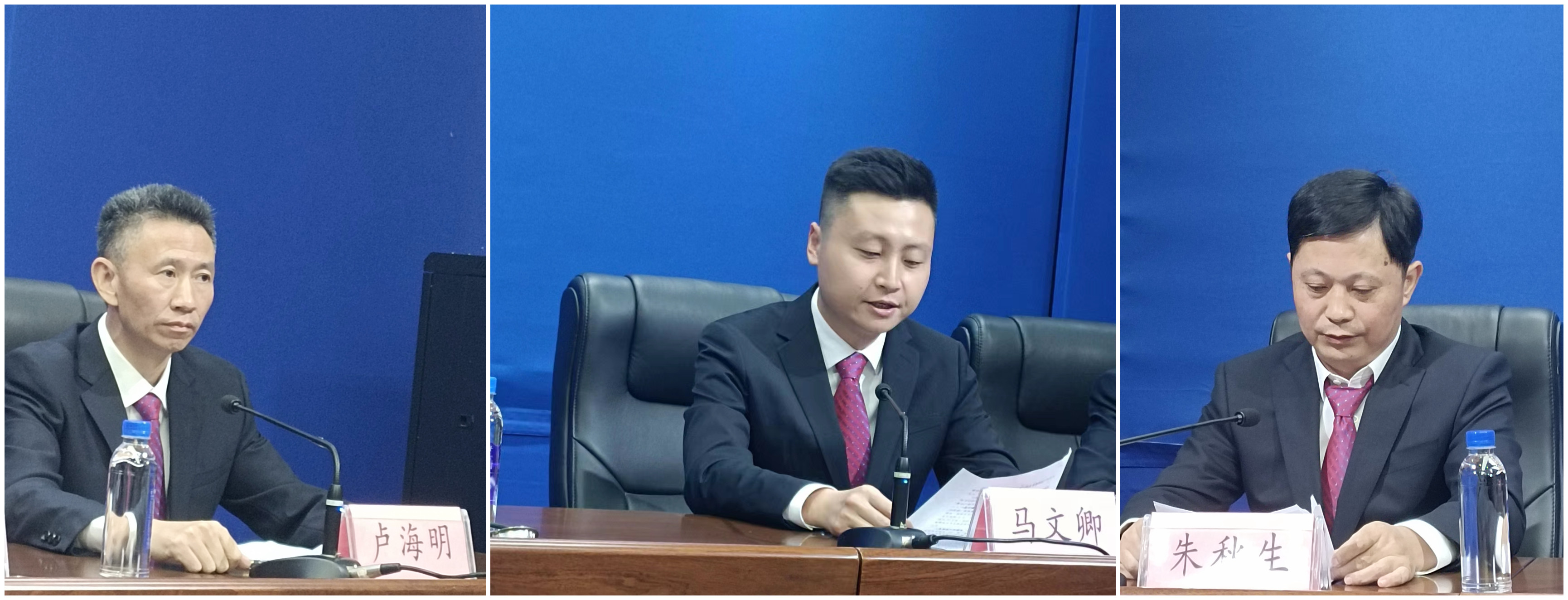 圖三 修水縣委副書記馬文卿(中)、常務副縣長朱秋生(右)、宣傳部長盧海明(左)回答記者提問.jpg