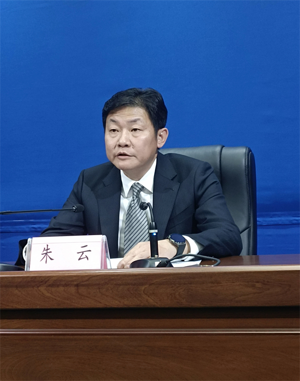 图一 九江市乡村振兴局党组书记、局长朱云出席发布会.JPG