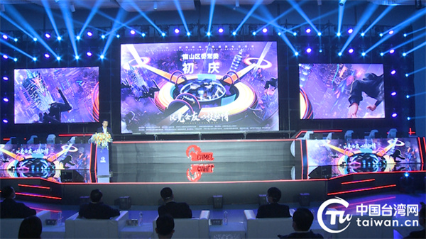 深圳市南山區委常委初慶在開幕式上發表致辭（中國台灣網供圖）.jpg