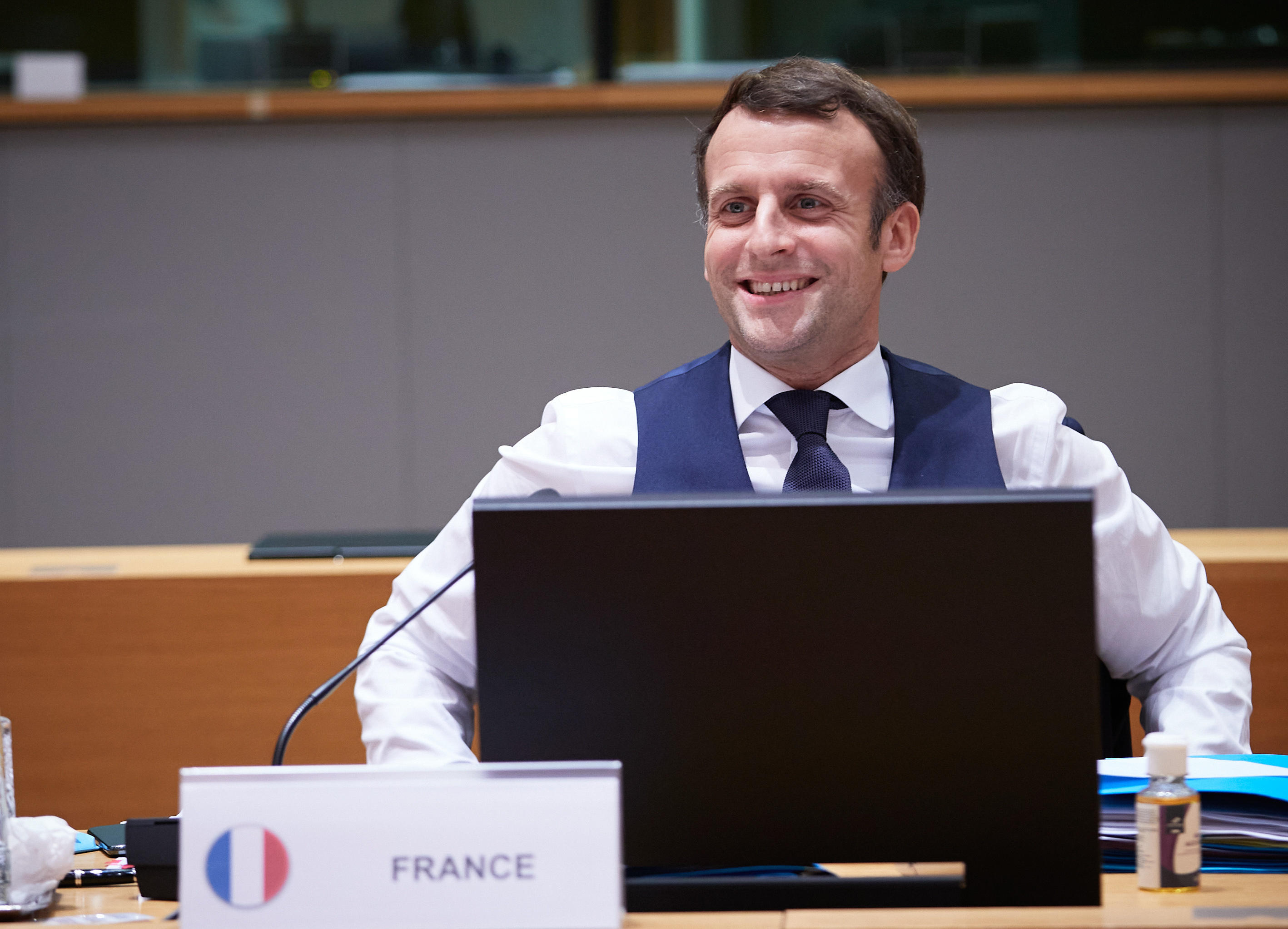 馬克龍確診 上周曾參加歐盟峰會