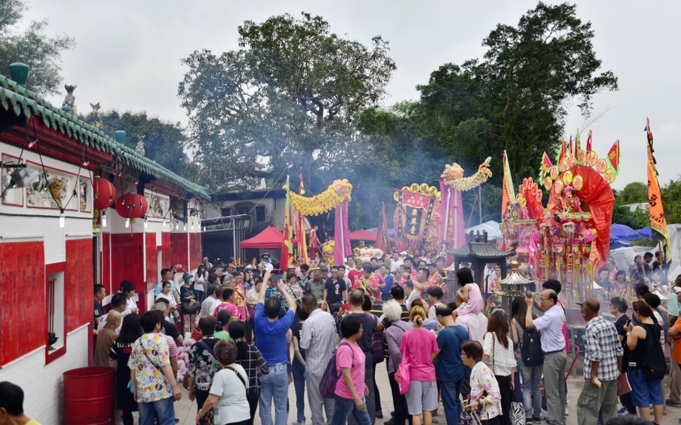 打鼓嶺坪源天后誕 海外致祝賀