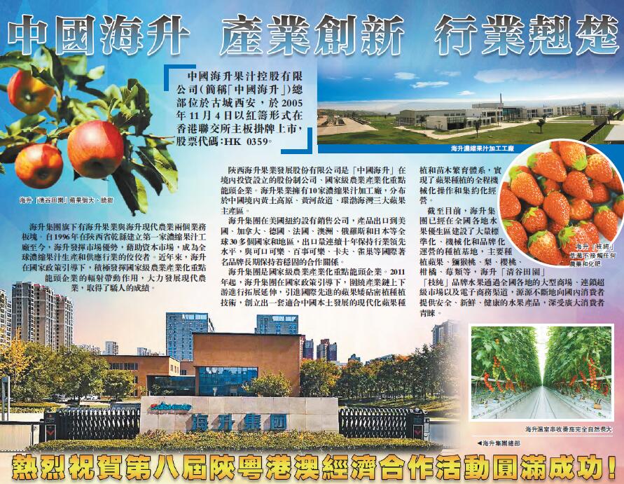 中國海昇 產業創新 行業翹楚