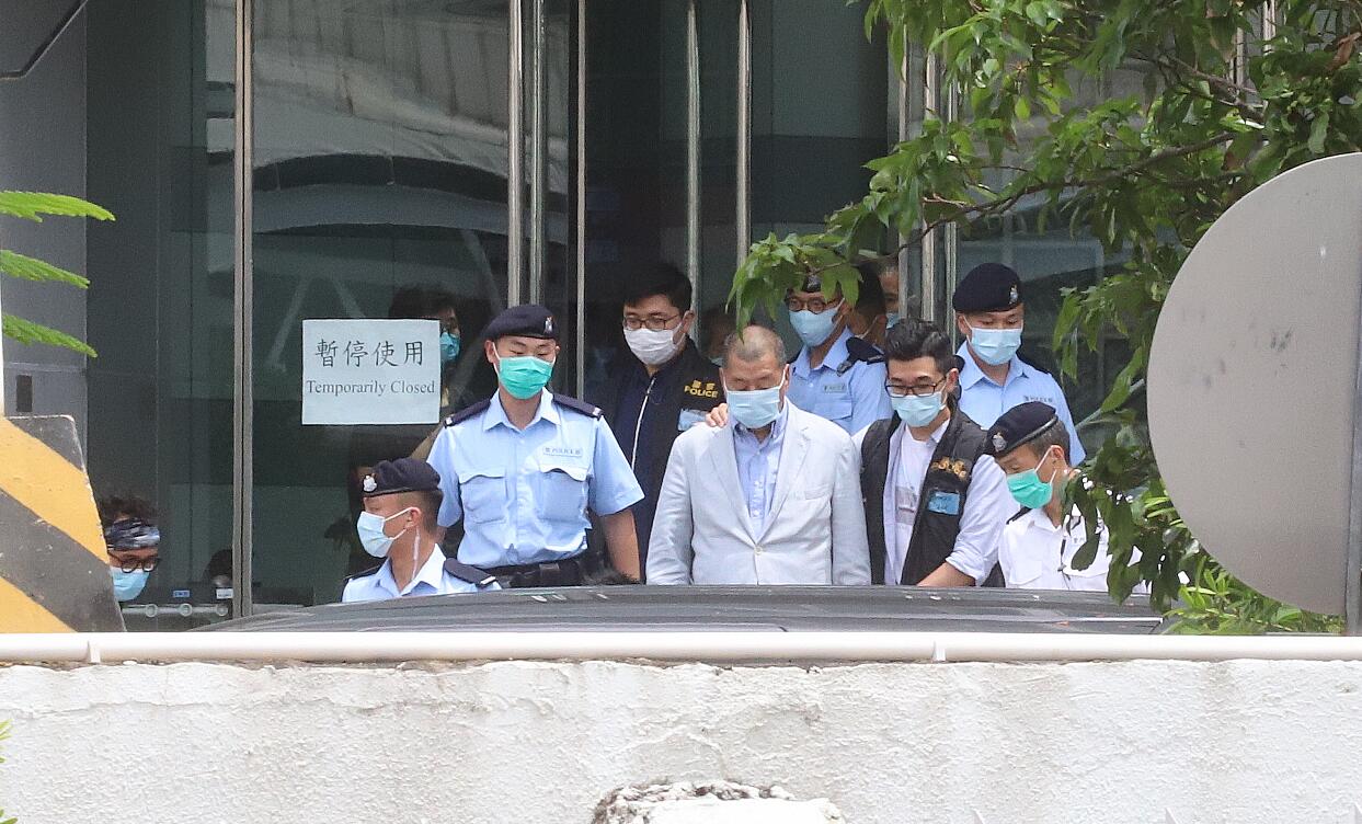 港澳辦：對黎智英等反中亂港分子必須依法嚴懲