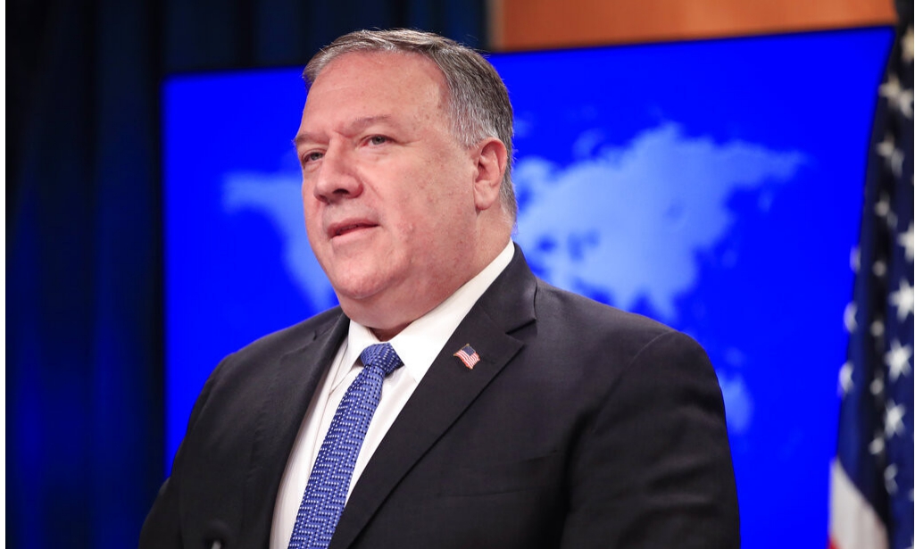 蓬佩奧指對黎智英被捕深感不安