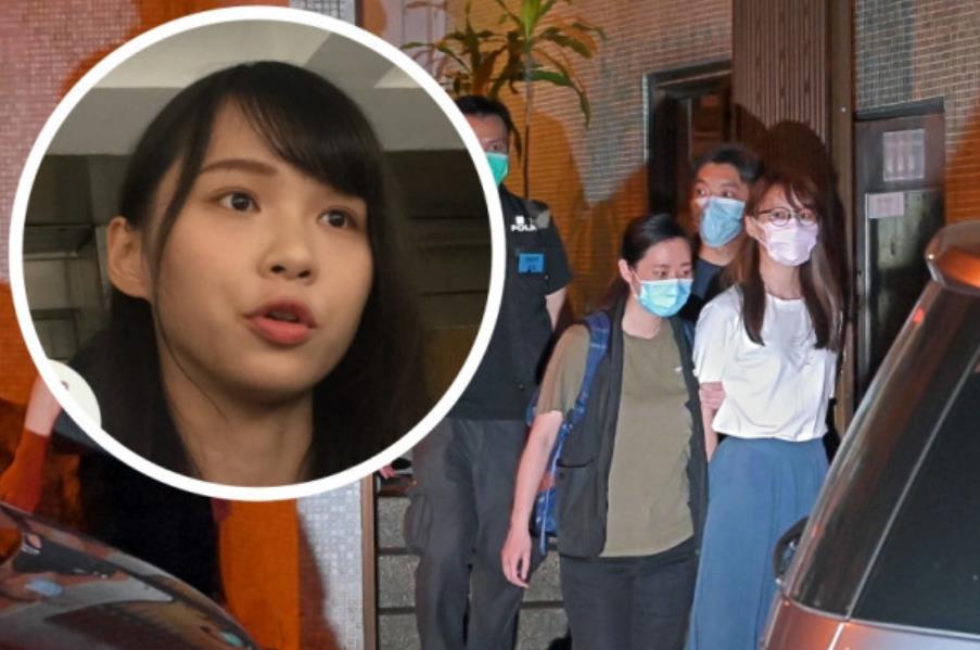 周庭仍被扣查 警搜住所檢手機電腦