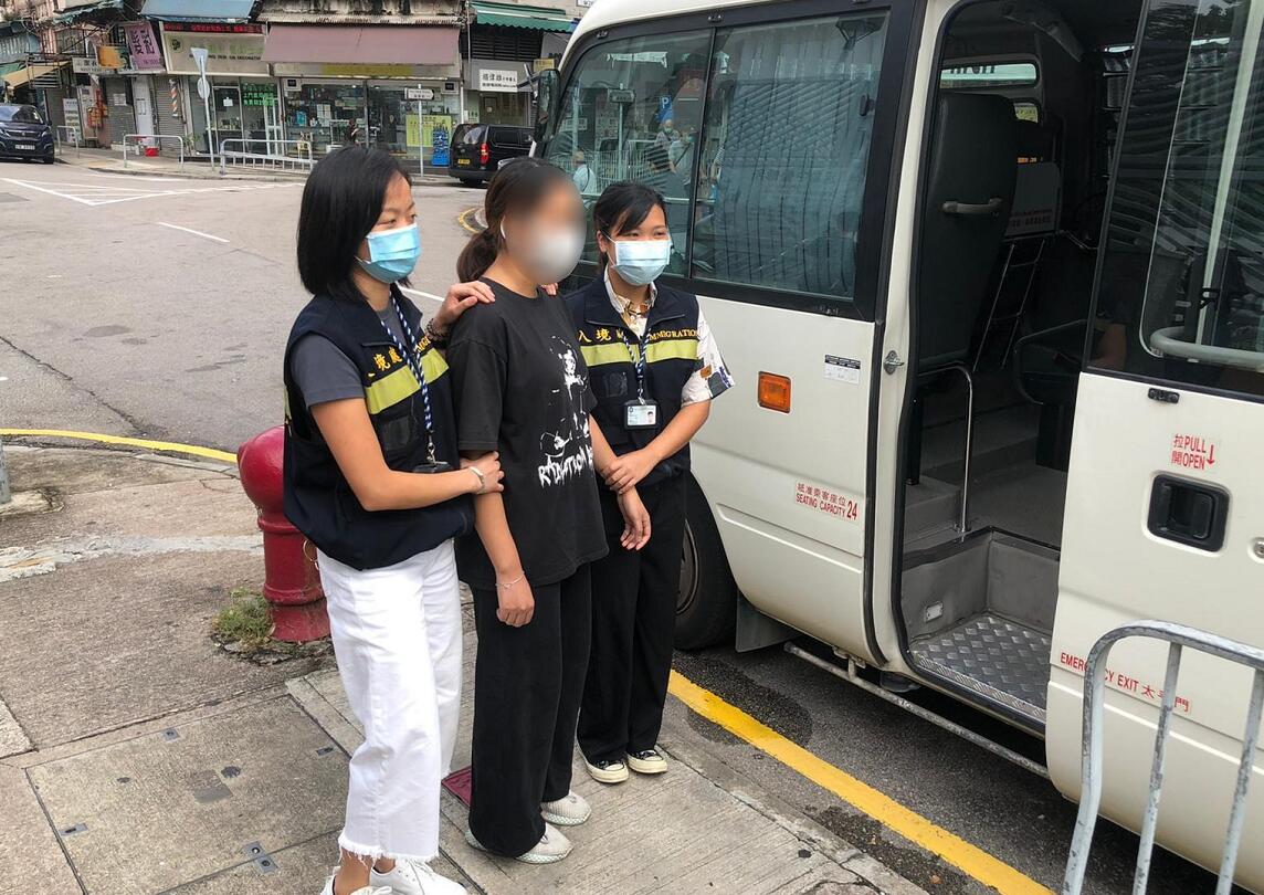 入境處進行反非法勞工行動拘捕22人