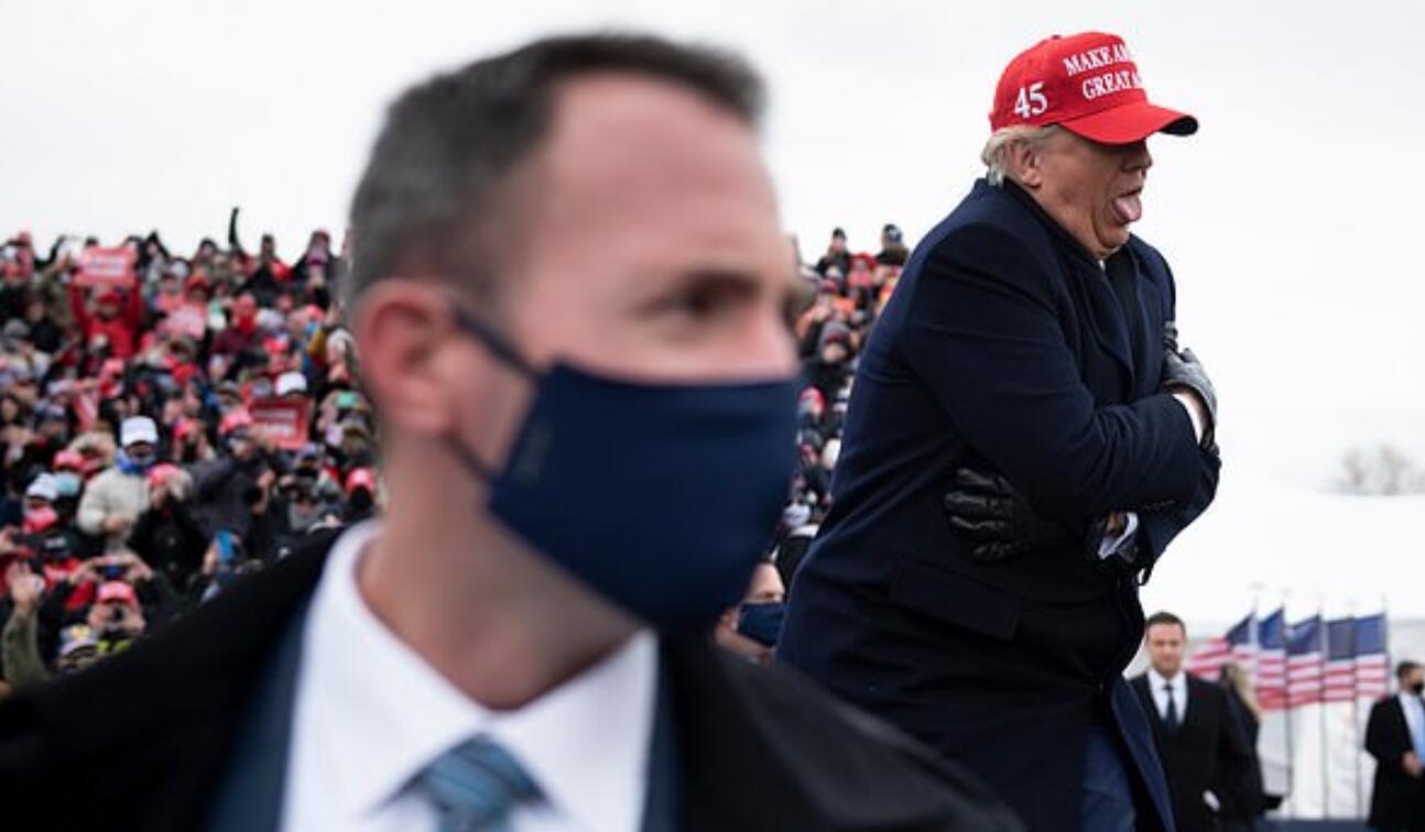 美媒：美特勤局逾130名特工感染新冠 料與特朗普競選集會有關