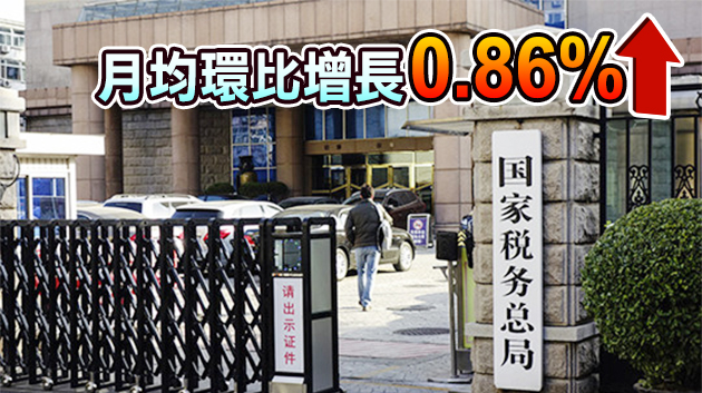 國家稅務局：前10月一般納稅人月均淨增8.8萬戶