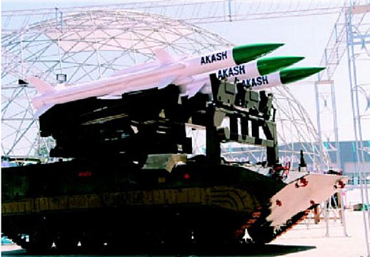 印度政府允許對外出口「阿卡什」導彈系統