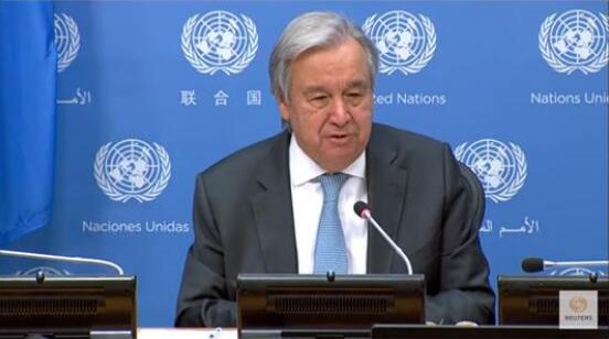 聯合國秘書長古特雷斯稱會透過國際壓力令緬甸軍事政變失敗