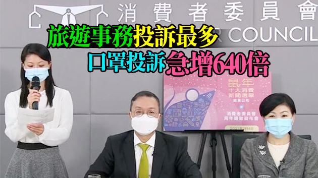 消委會去年接逾3萬投訴 創5年新高