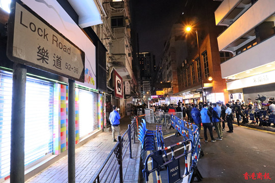 圖集 | 夜幕下的尖沙咀「受限區域」